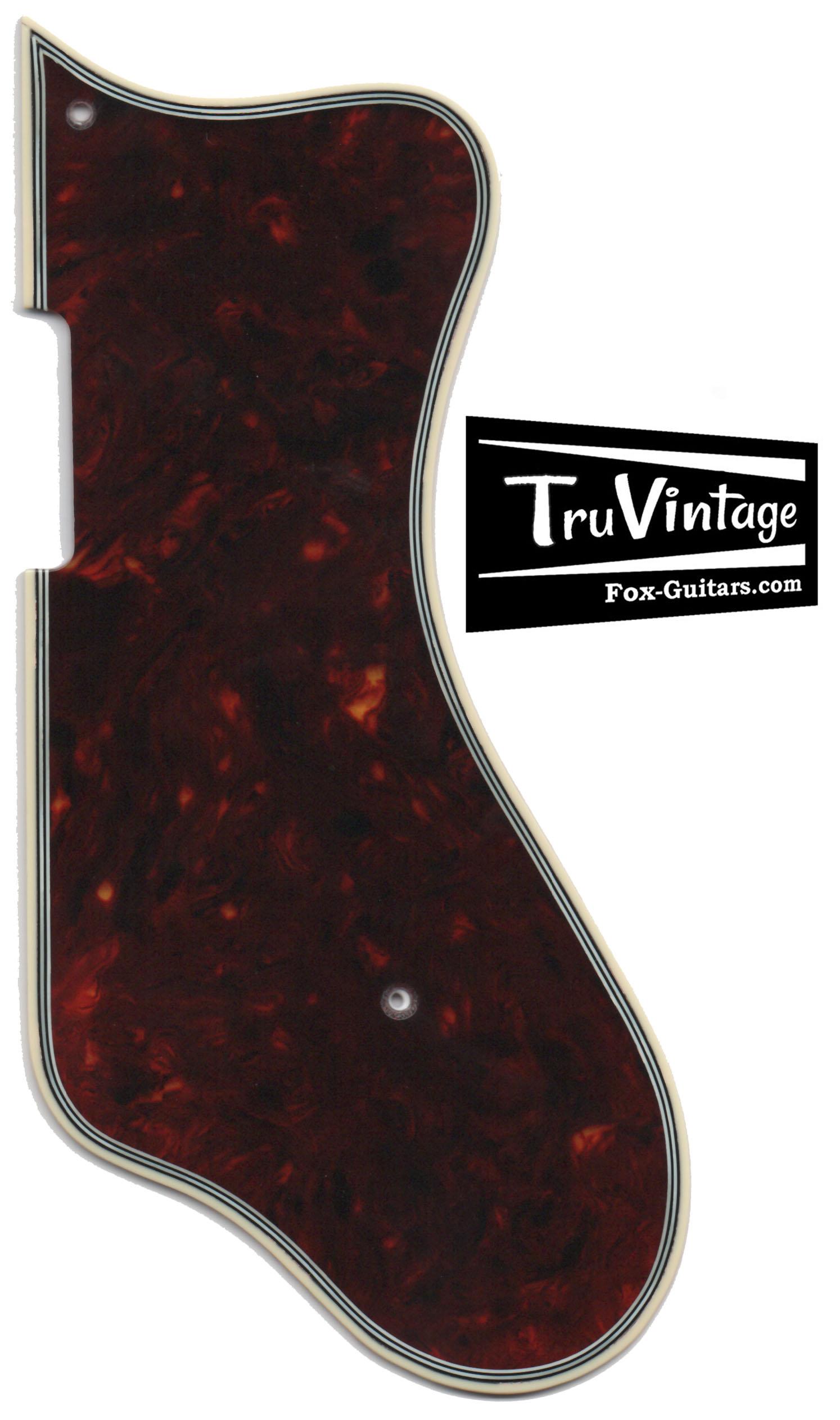 Gibson Howard Roberts TruVintage guitar pickguard celluloid tortoise 5